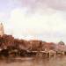 A View Of A Harbor Town
